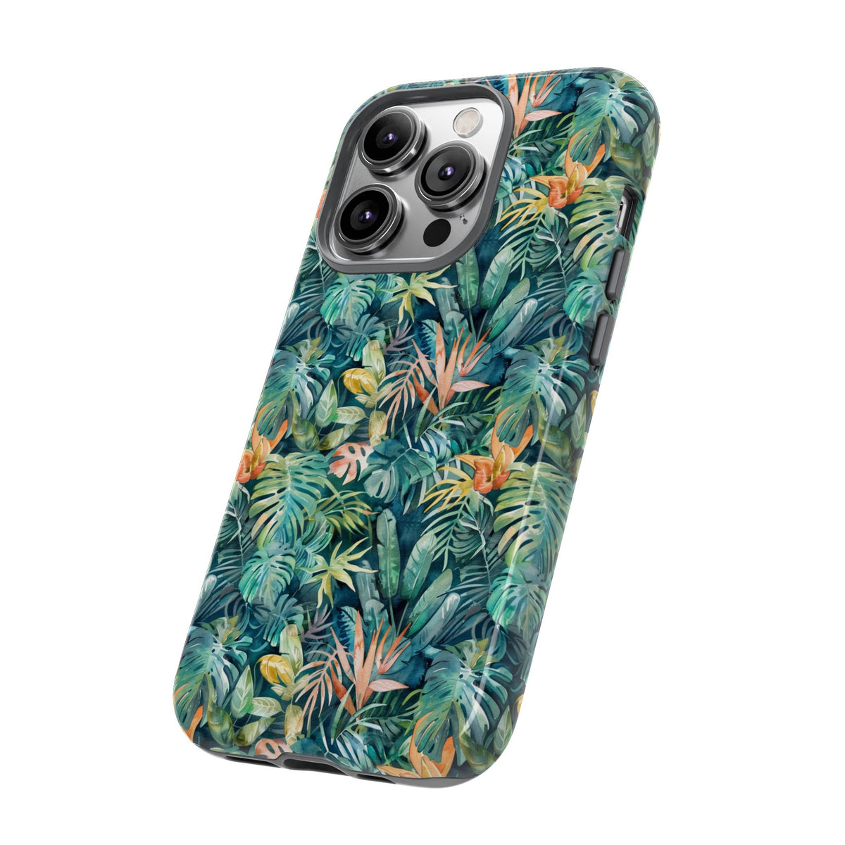 Jungle Pattern Phone Case – Exotic & Lush Design for Your Phone 333