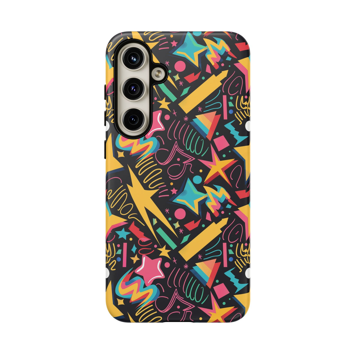 90s Themed Seamless Pattern Phone Case – Embrace Retro Style and Protection 232