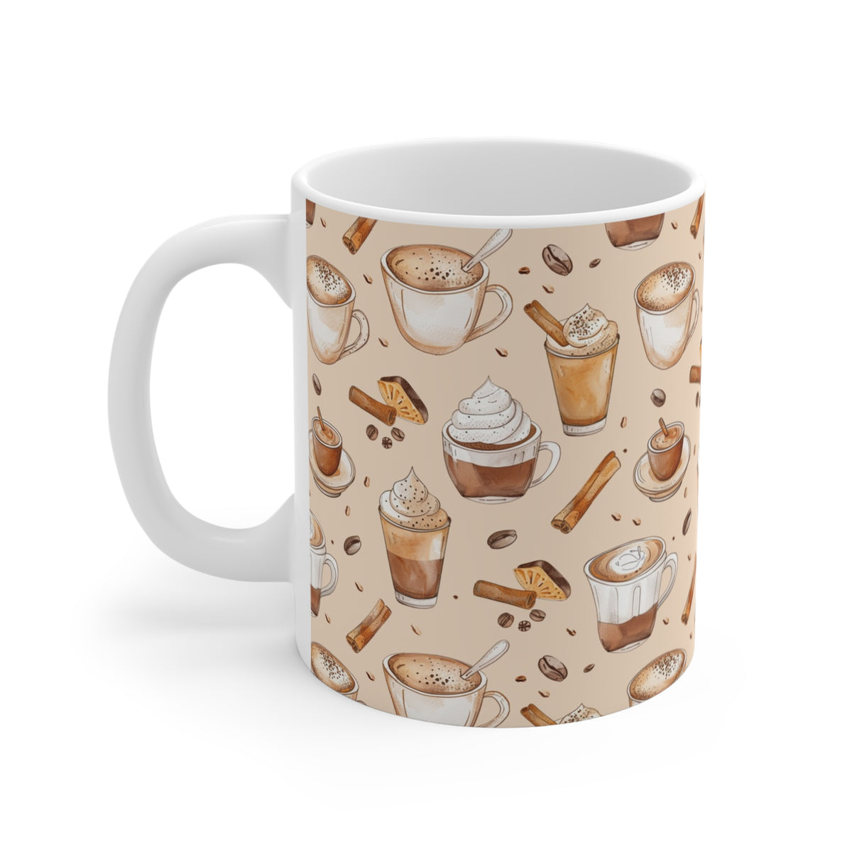 Coffee-Themed Coffee Mug - Sip in Style 504