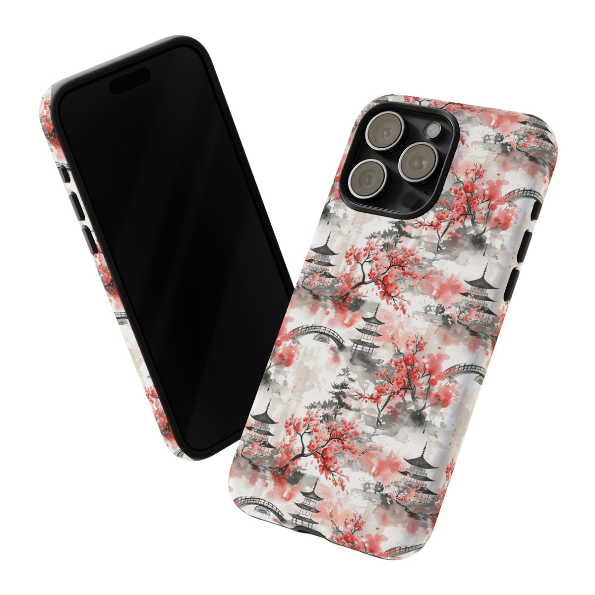 Japanese Pattern Phone Case – Elegant & Timeless Design for Your Phone 122