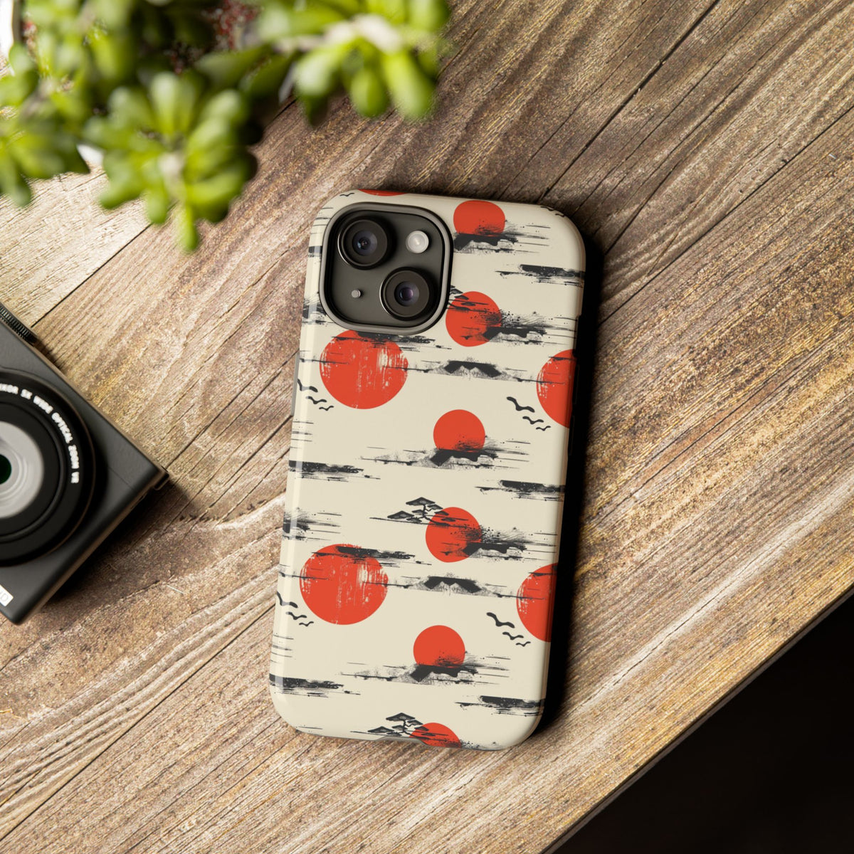 Japanese Pattern Phone Case – Elegant & Timeless Design for Your Phone 077