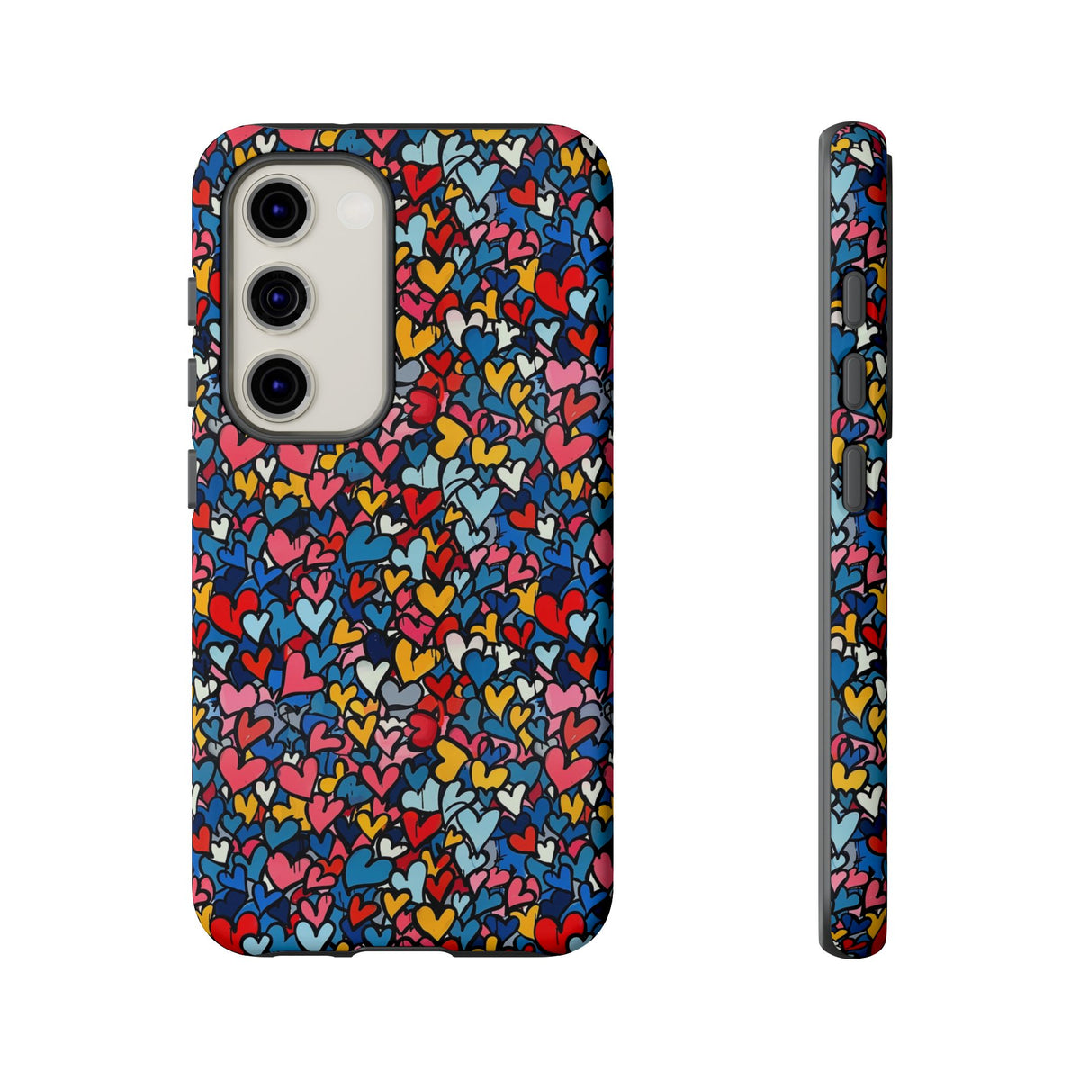 Heart Pattern Phone Case – Stylish & Loving Design for Your Device 820