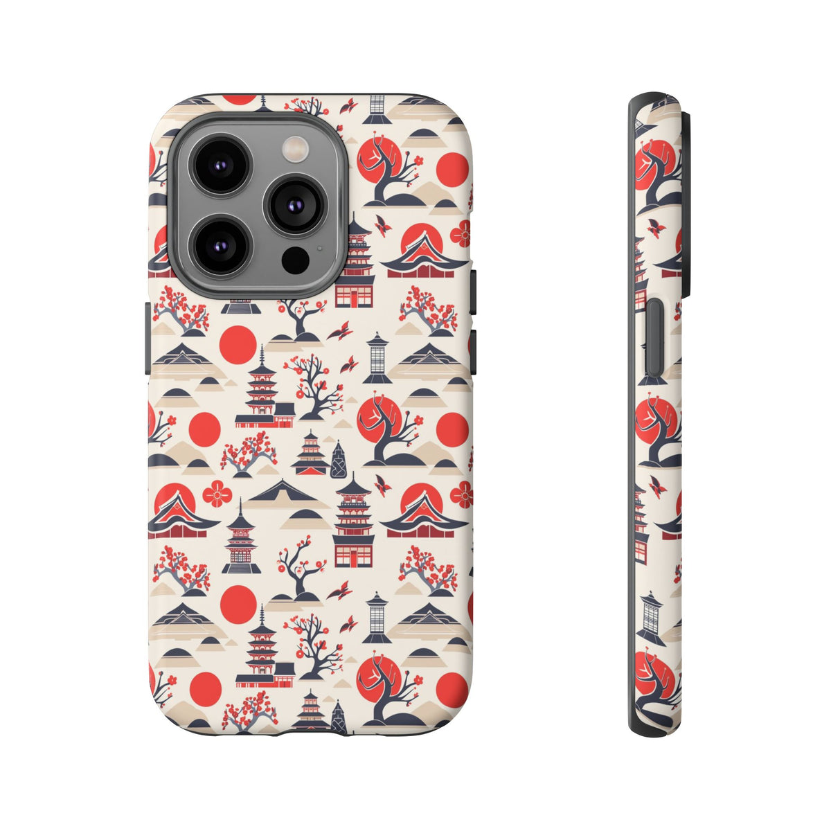 Japanese Pattern Phone Case – Elegant & Timeless Design for Your Phone 013