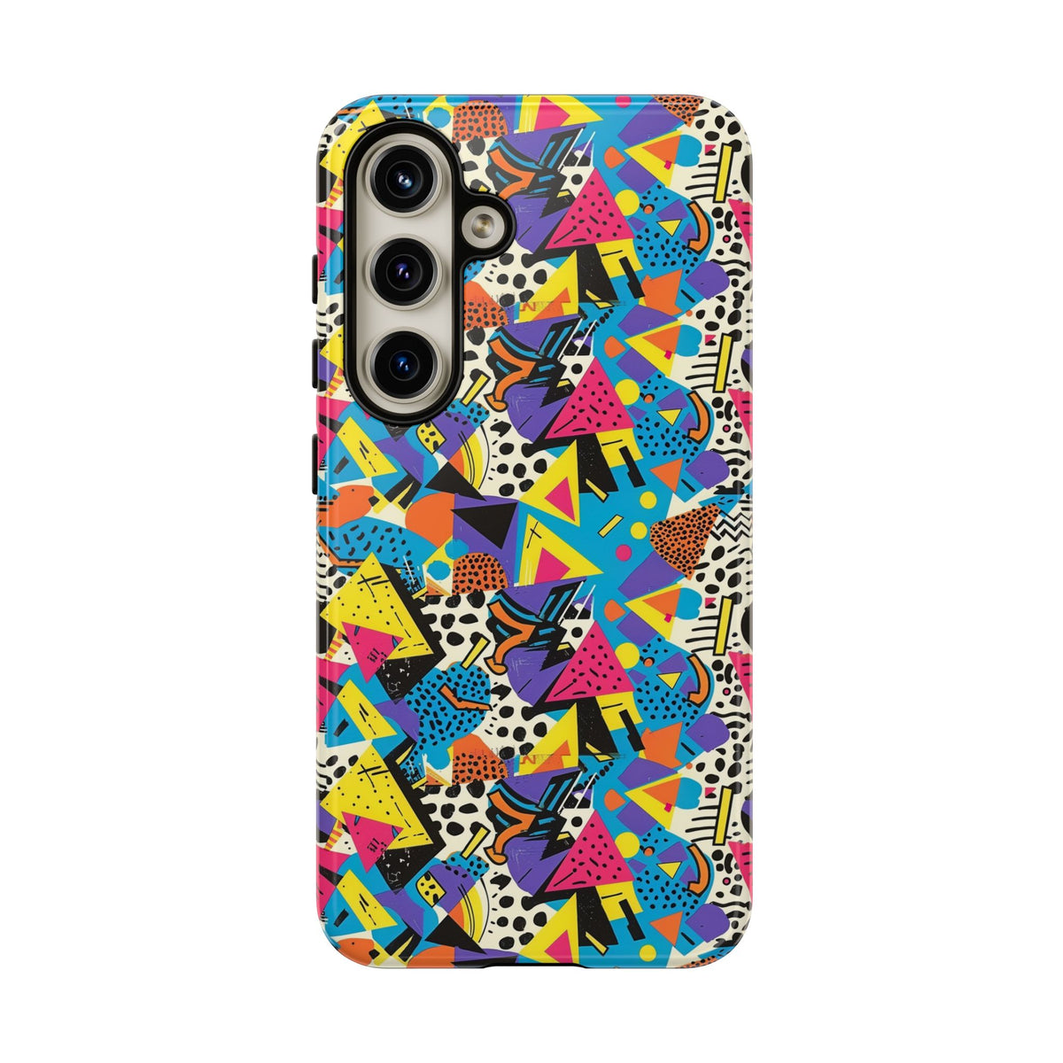 90s Themed Seamless Pattern Phone Case – Embrace Retro Style and Protection 231