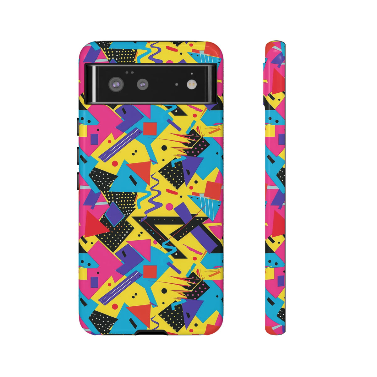 90s Themed Seamless Pattern Phone Case – Embrace Retro Style and Protection 223