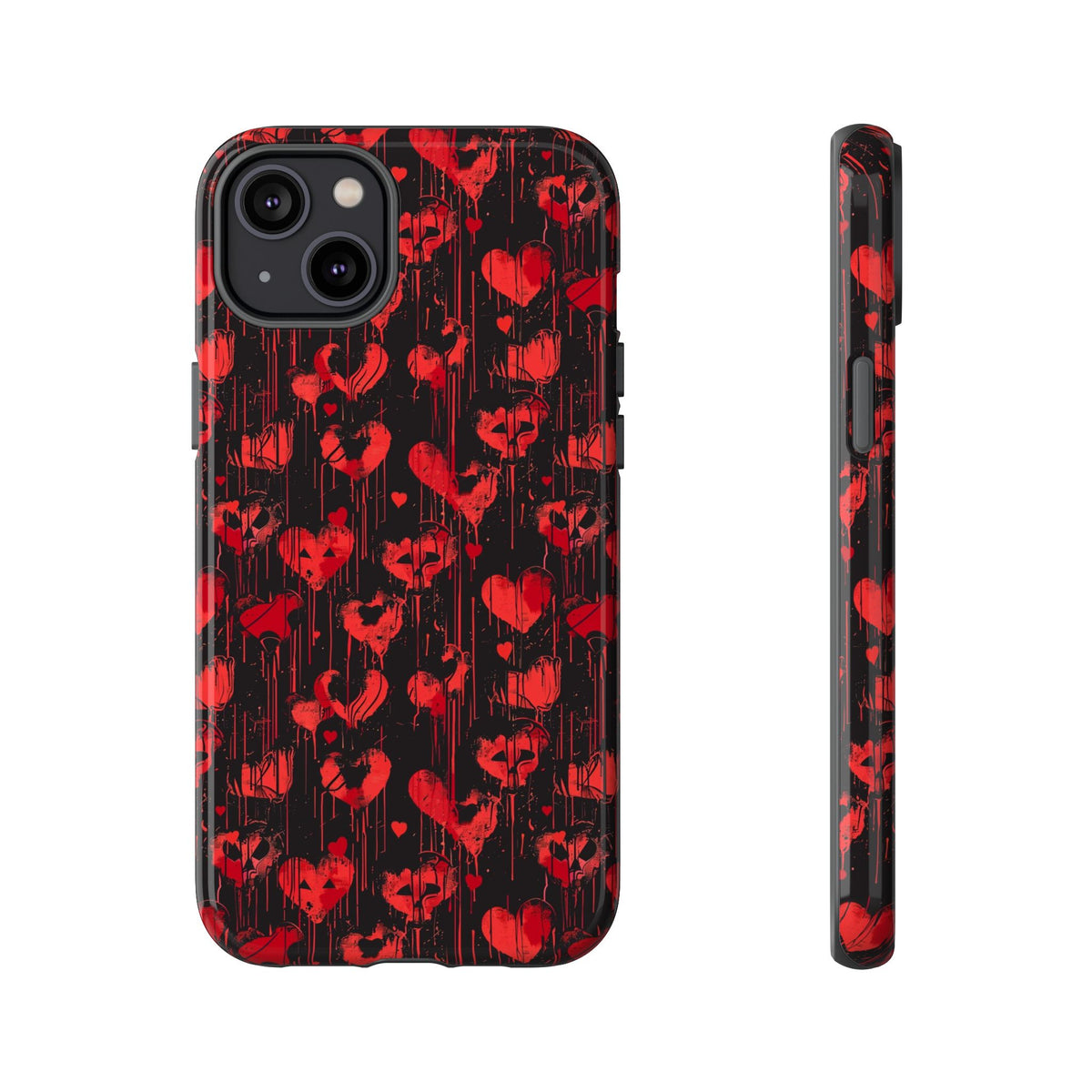 Heart Pattern Phone Case – Stylish & Loving Design for Your Device 825