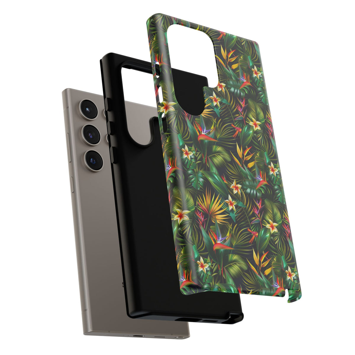 Jungle Pattern Phone Case – Exotic & Lush Design for Your Phone 348