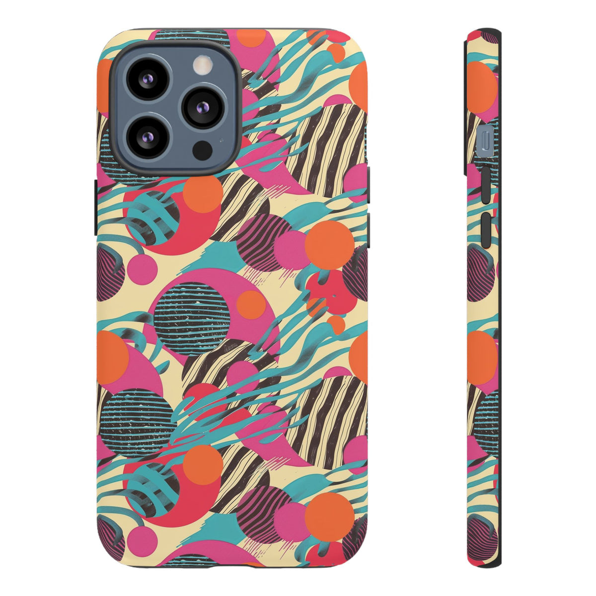 Retro 80s Seamless Phone Case – Vintage Style Meets Modern Protection 167