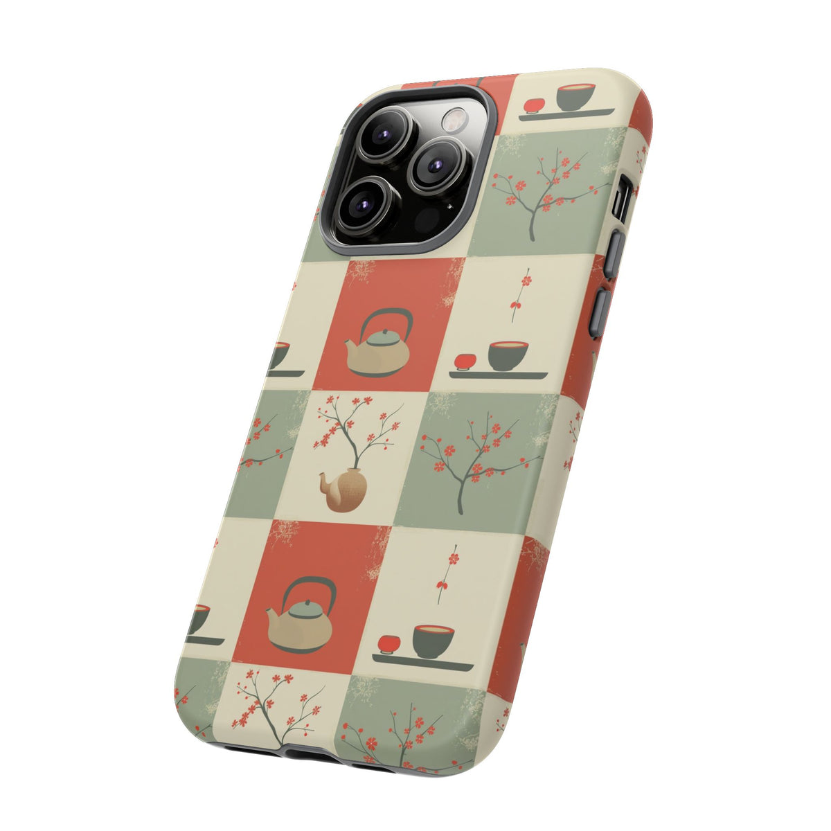 Japanese Pattern Phone Case – Elegant & Timeless Design for Your Phone 505