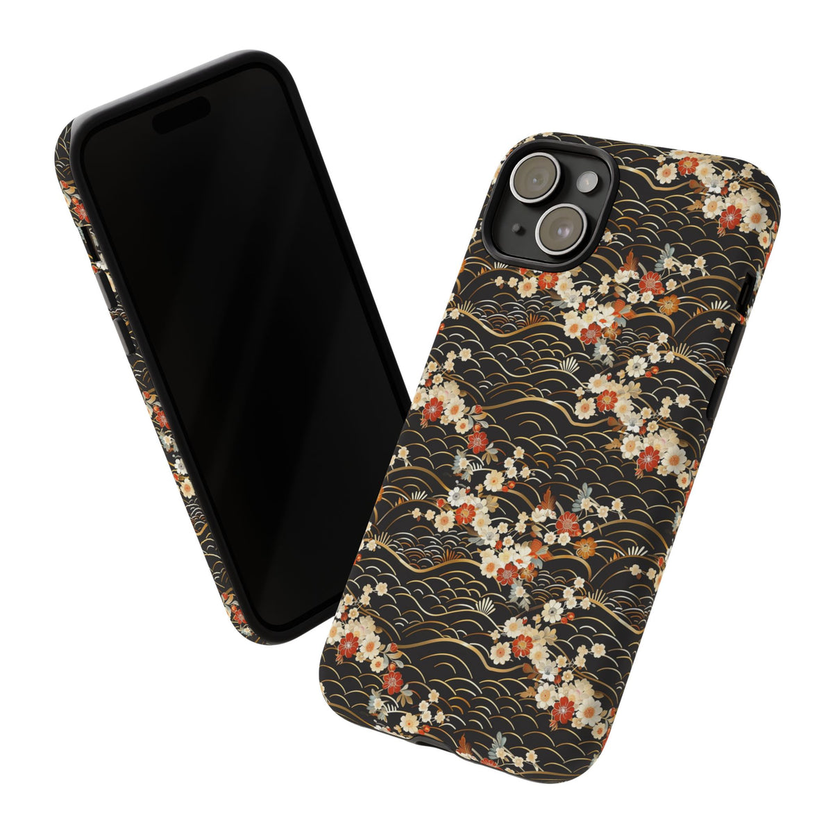 Japanese Pattern Phone Case – Elegant & Timeless Design for Your Phone 097