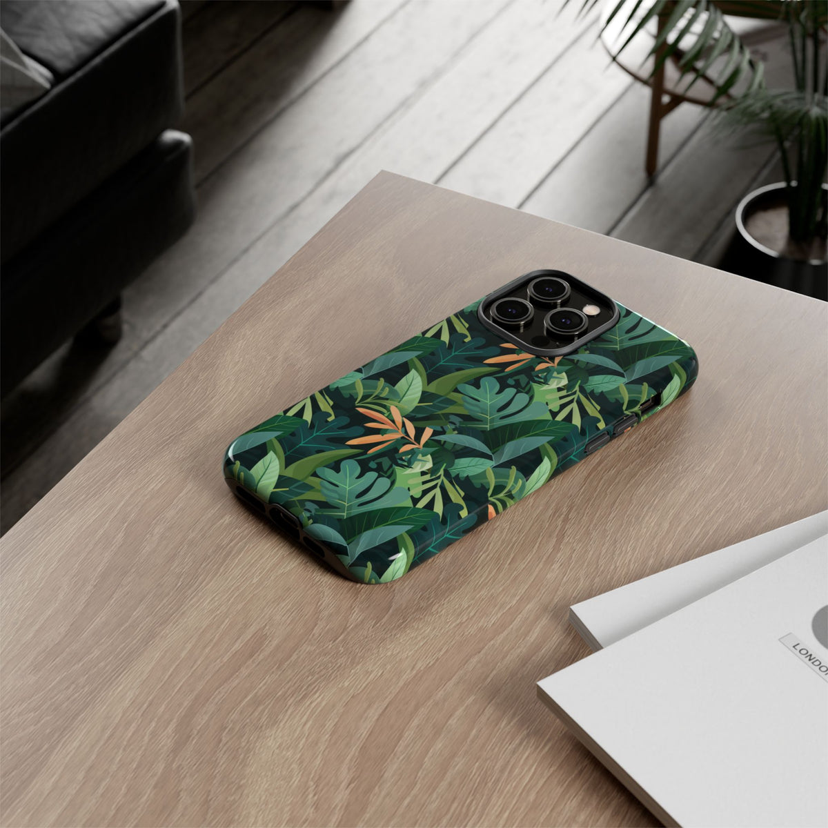 Jungle Pattern Phone Case – Exotic & Lush Design for Your Phone 341