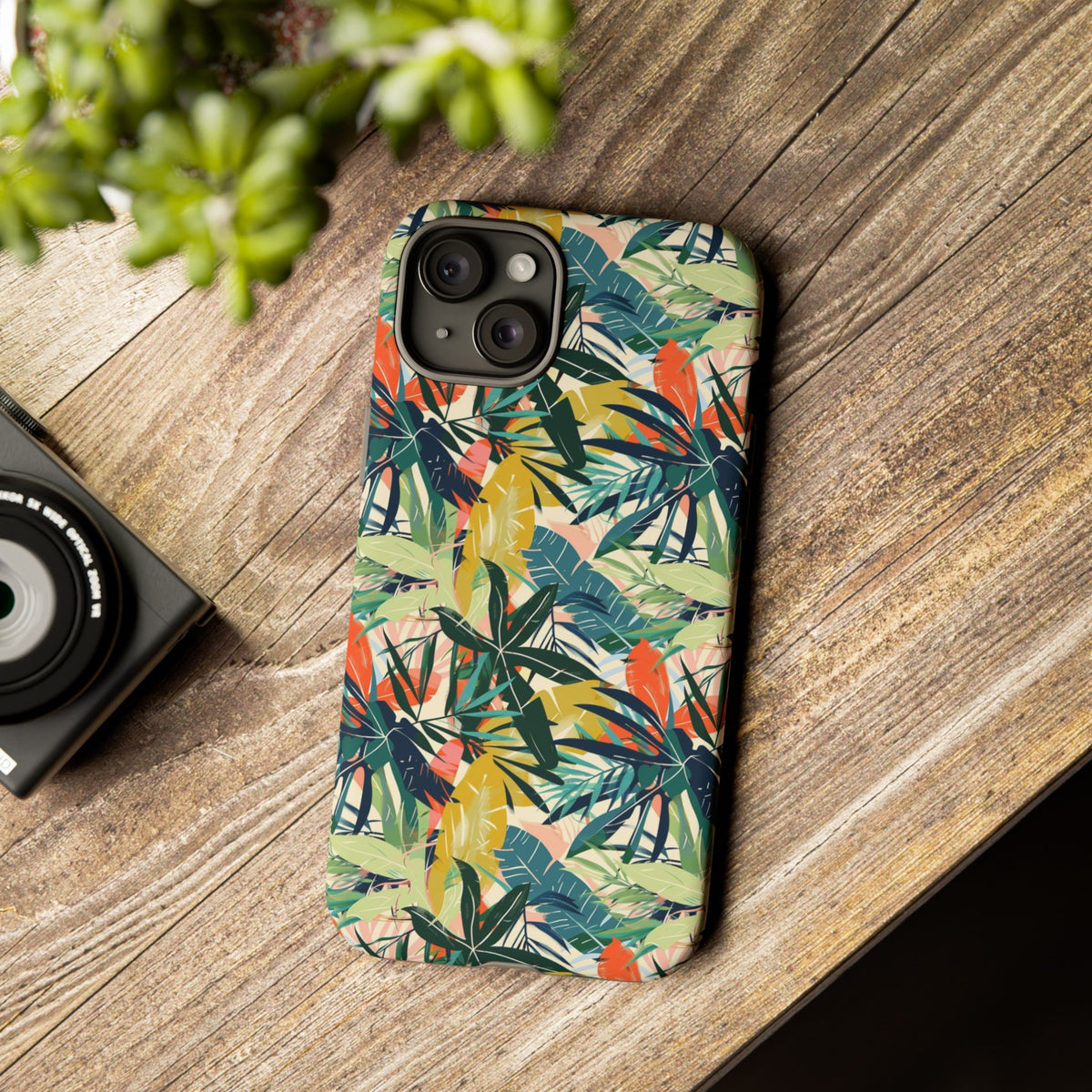 Jungle Pattern Phone Case – Exotic & Lush Design for Your Phone 349