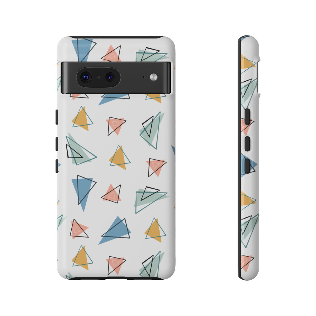 Triangle Pattern Phone Case – Modern & Durable Geometric Design