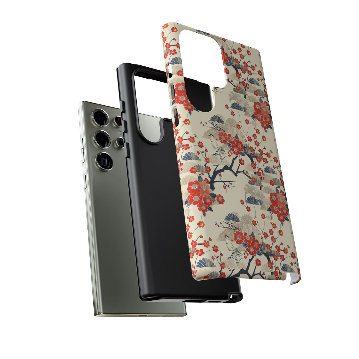 Japanese Pattern Phone Case – Elegant & Timeless Design for Your Phone 031