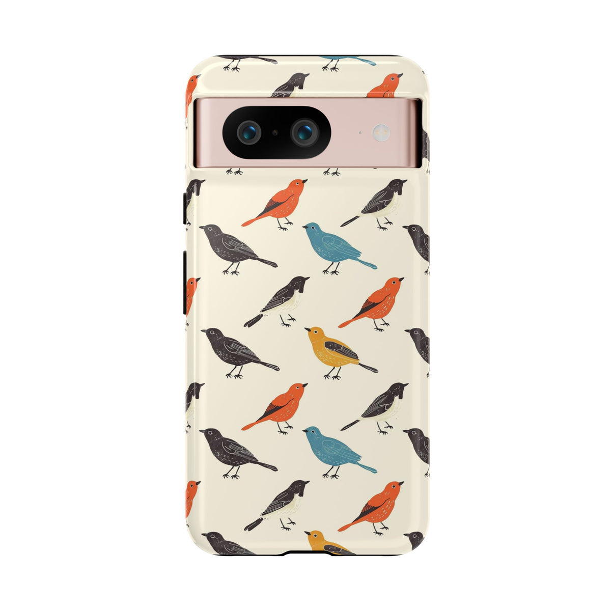 Birds Seamless Pattern Phone Case – Elegant and Timeless Avian Design 5