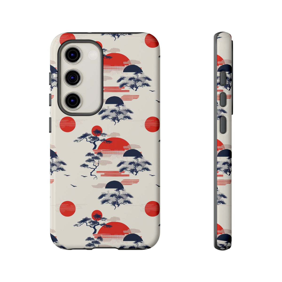 Japanese Pattern Phone Case – Elegant & Timeless Design for Your Phone 047