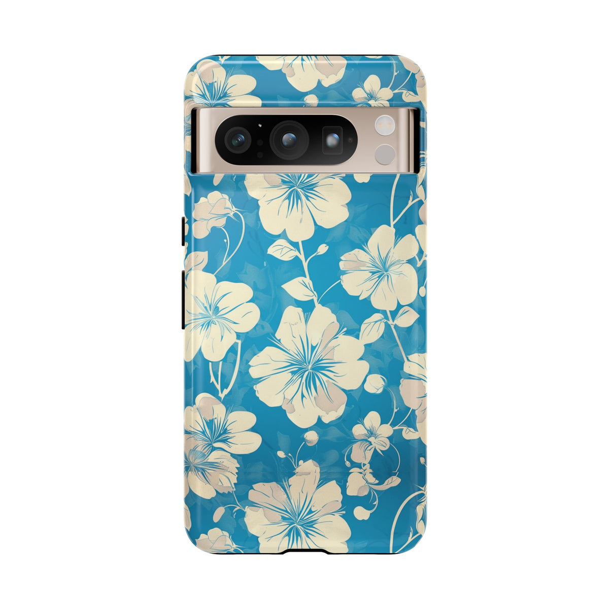 Blue Floral Seamless Pattern Phone Case