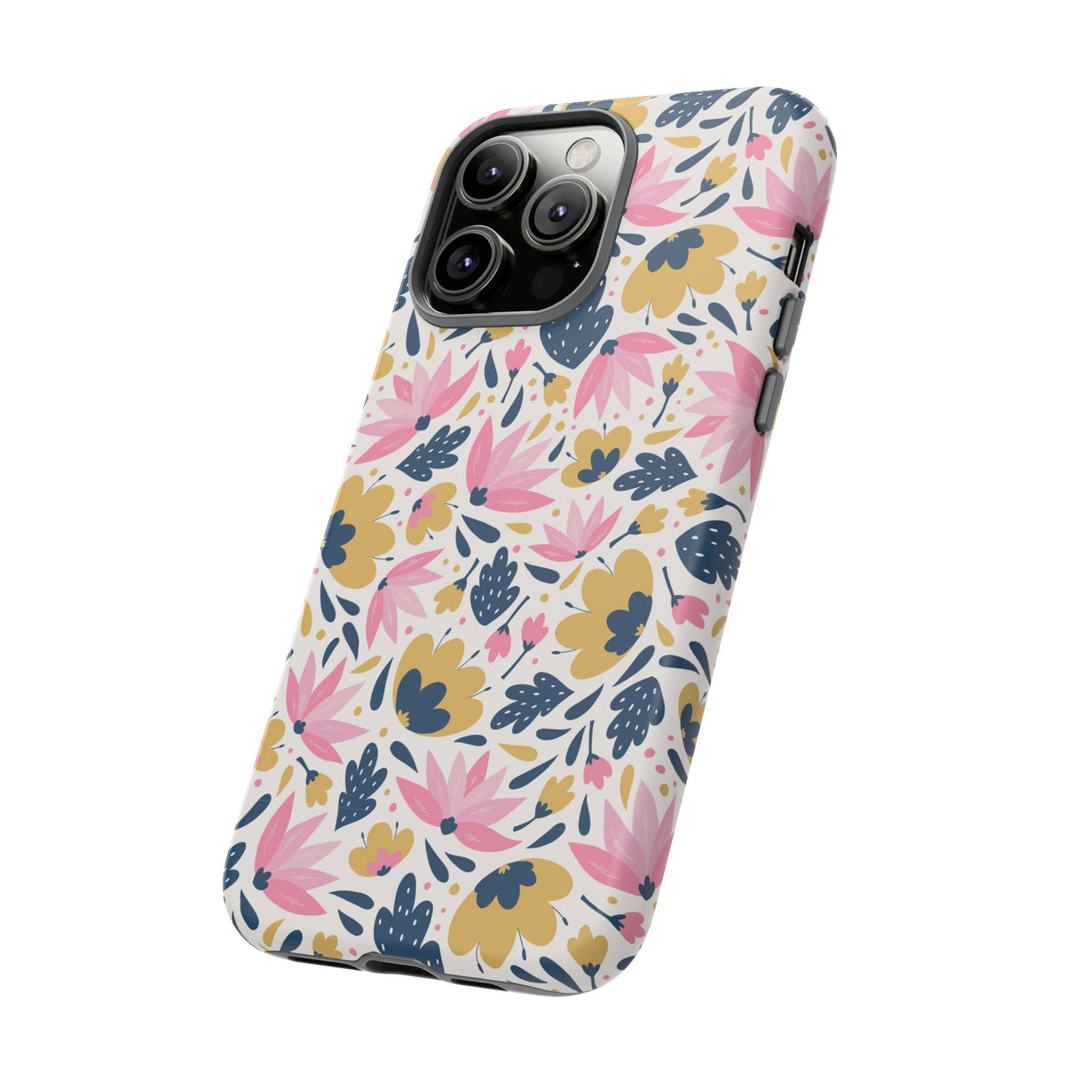 Colorful Little Flower Design Phone Case – Bright and Cheerful Floral Phone Cover 3