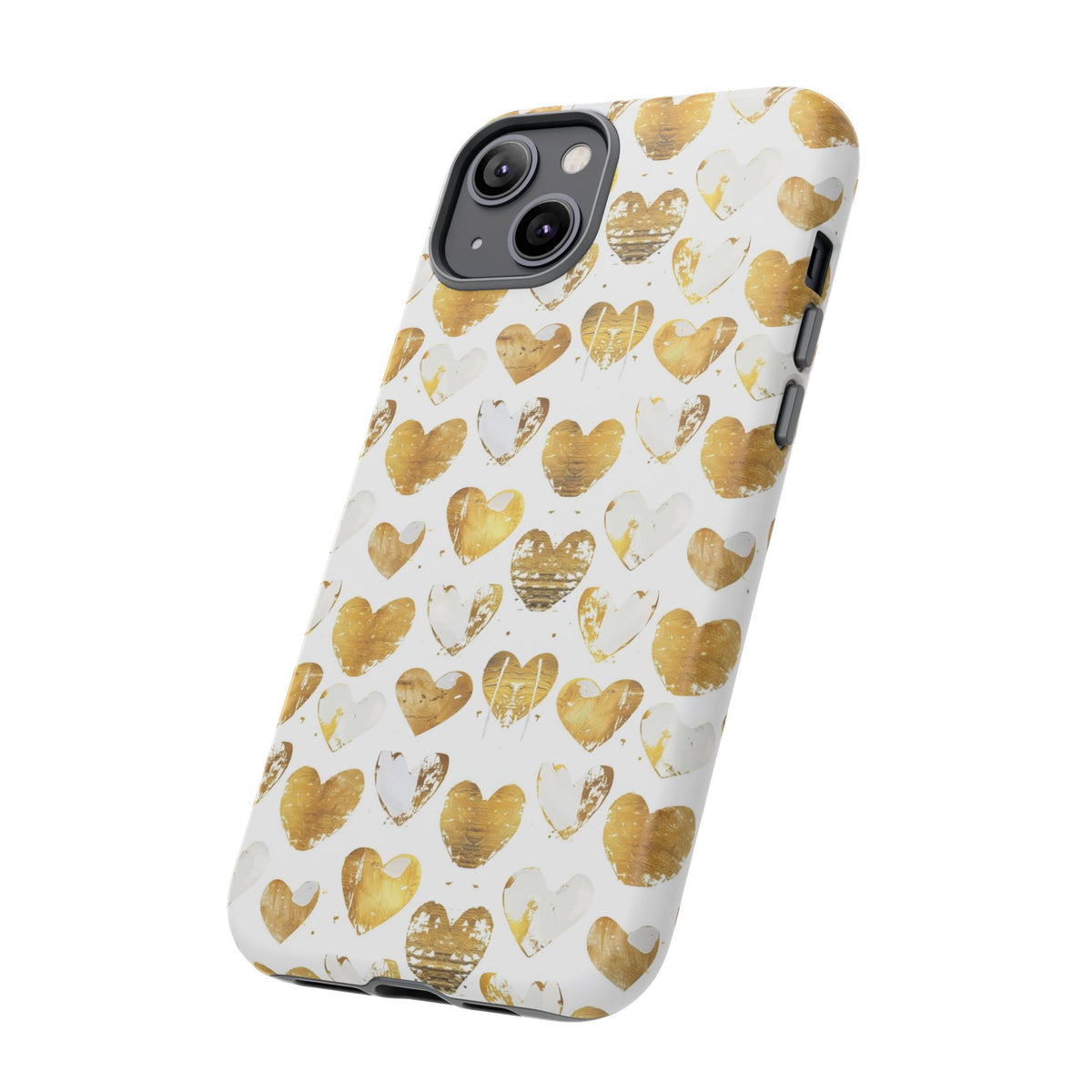 Heart Pattern Phone Case – Stylish & Loving Design for Your Device 369