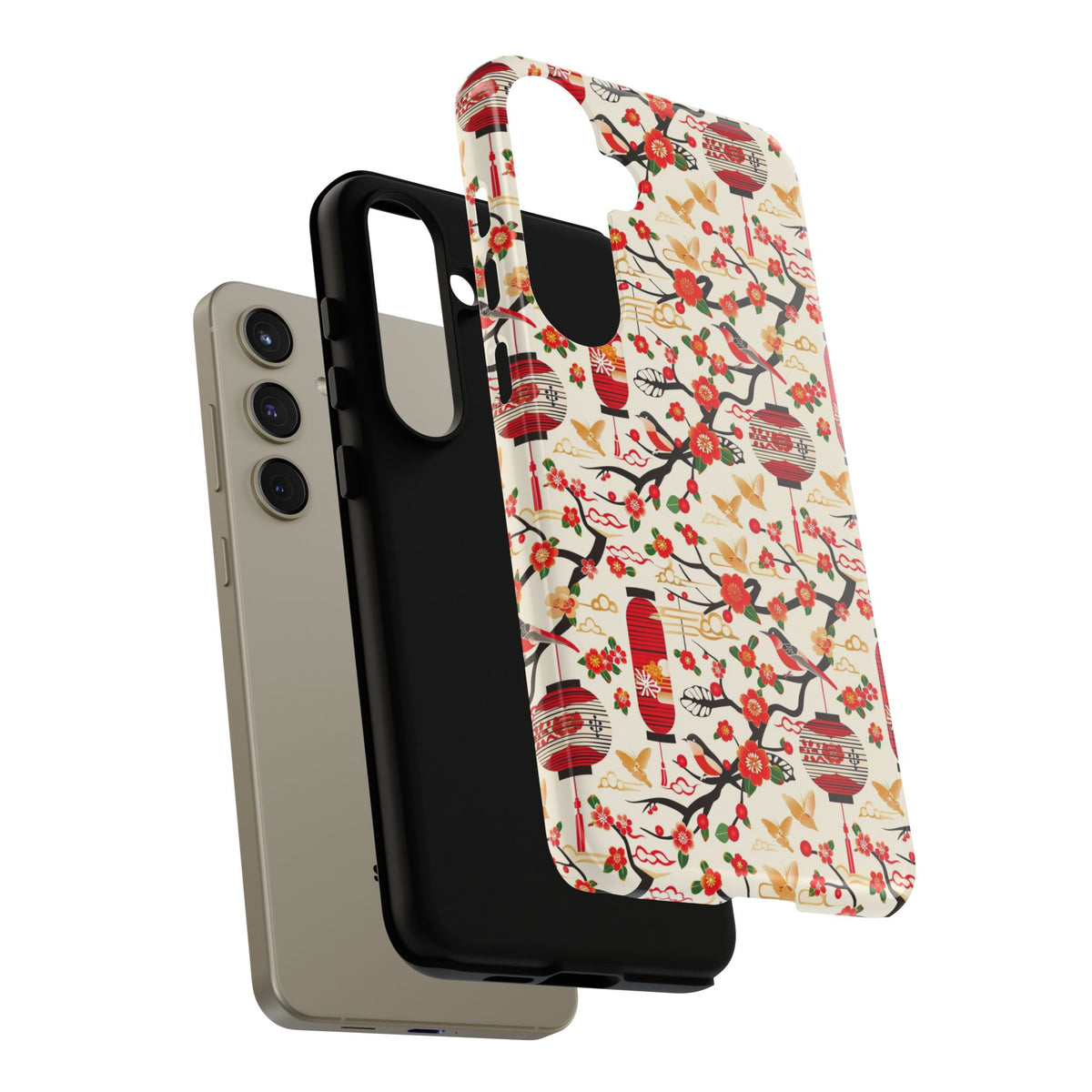 Japanese Pattern Phone Case – Elegant & Timeless Design for Your Phone 116