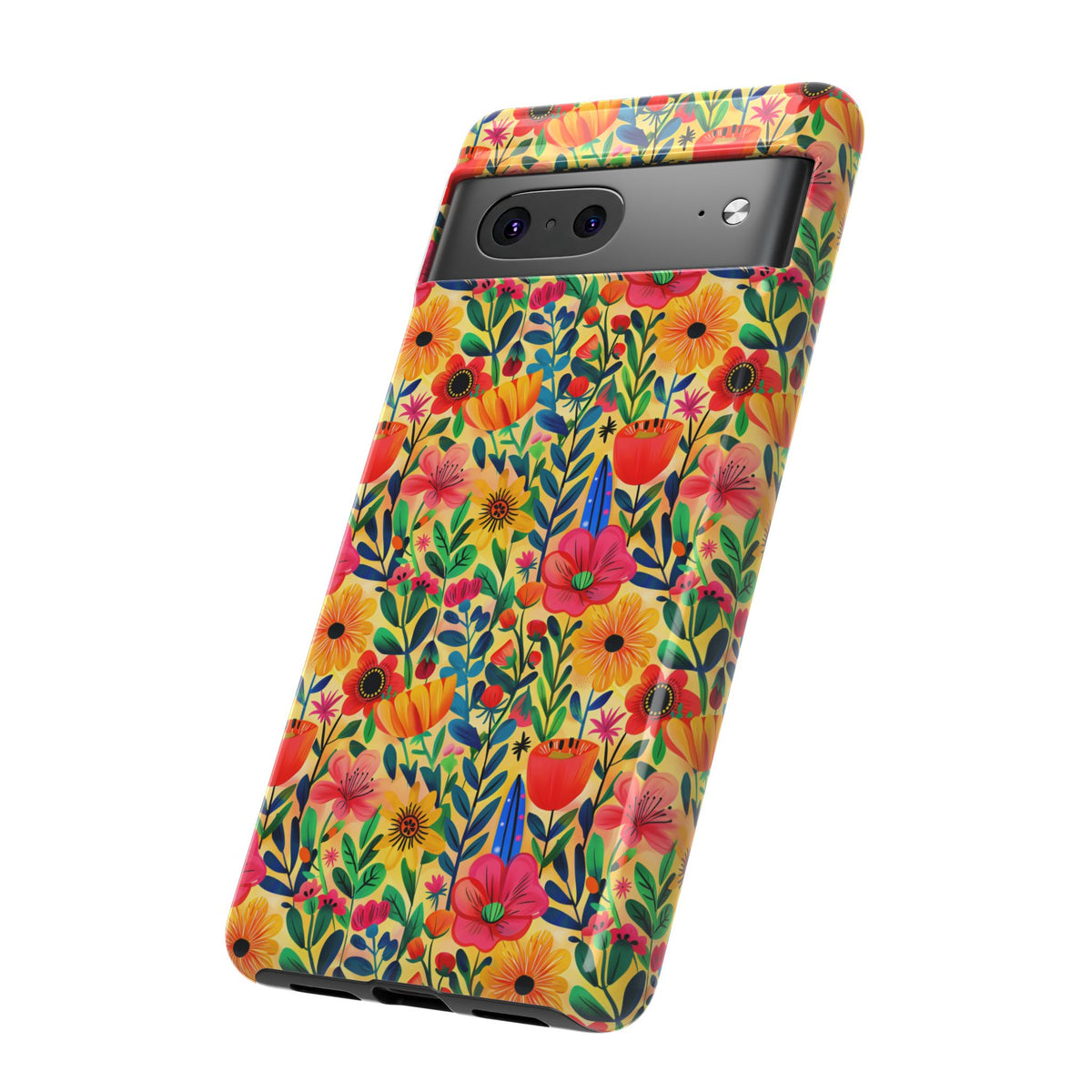 Frida Kahlo's Flower Phone Case – Artistic Elegance for Your Phone 7