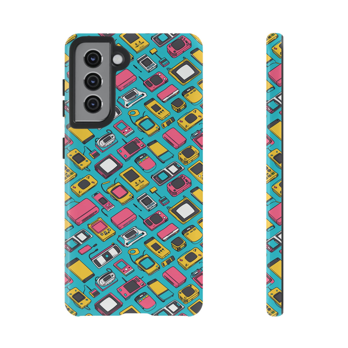 90s Themed Seamless Pattern Phone Case – Embrace Retro Style and Protection 237