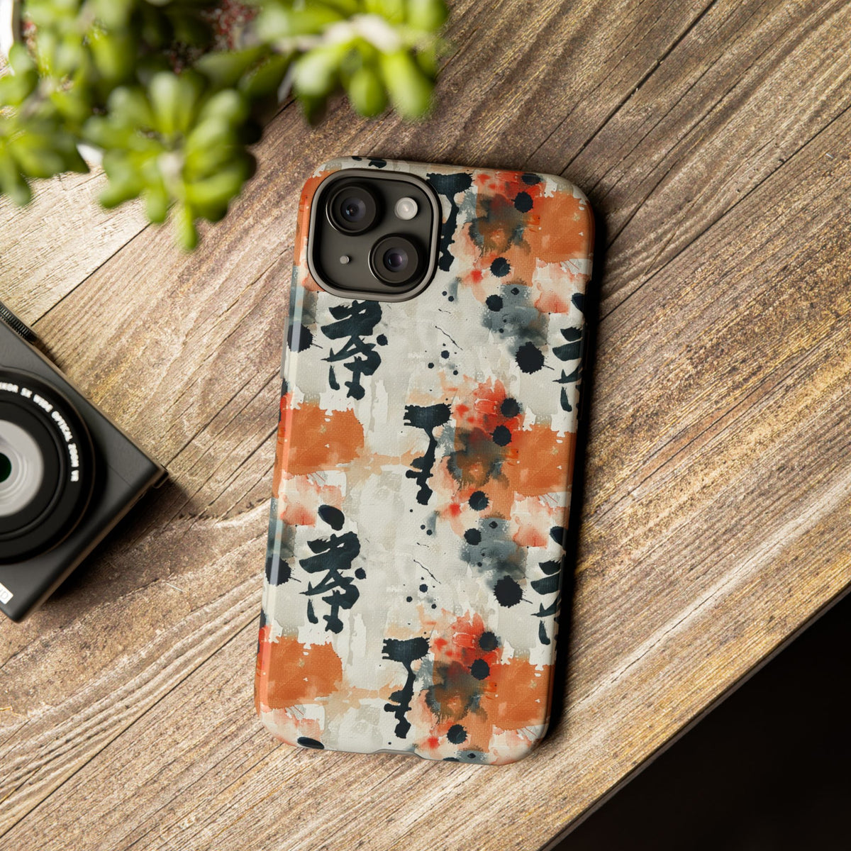 Japanese Pattern Phone Case – Elegant & Timeless Design for Your Phone 459