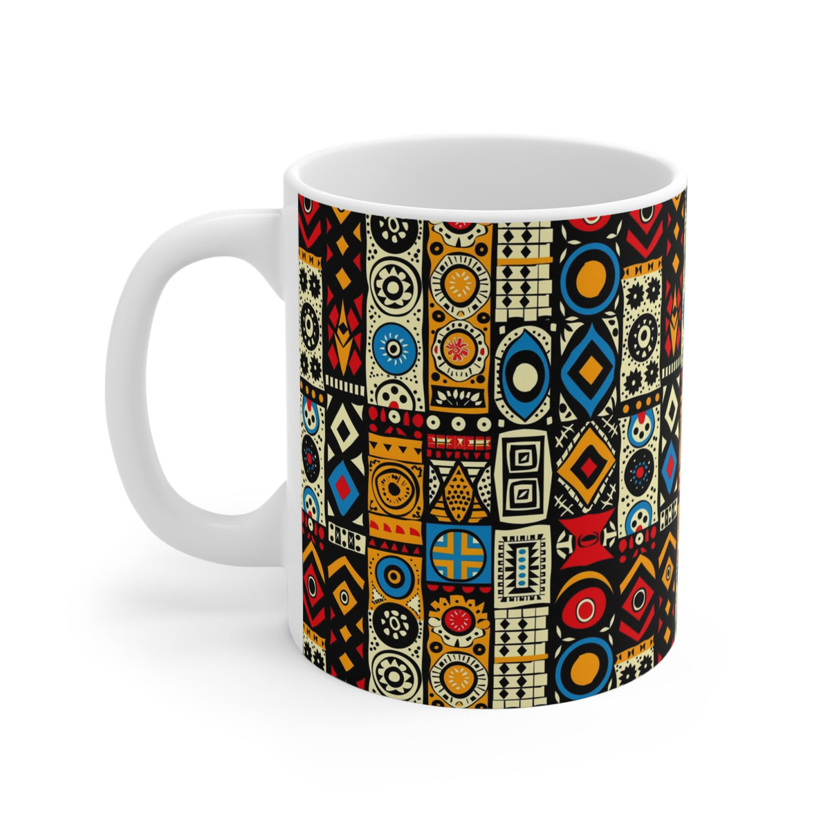 All-Over African Pattern Coffee Mug 206