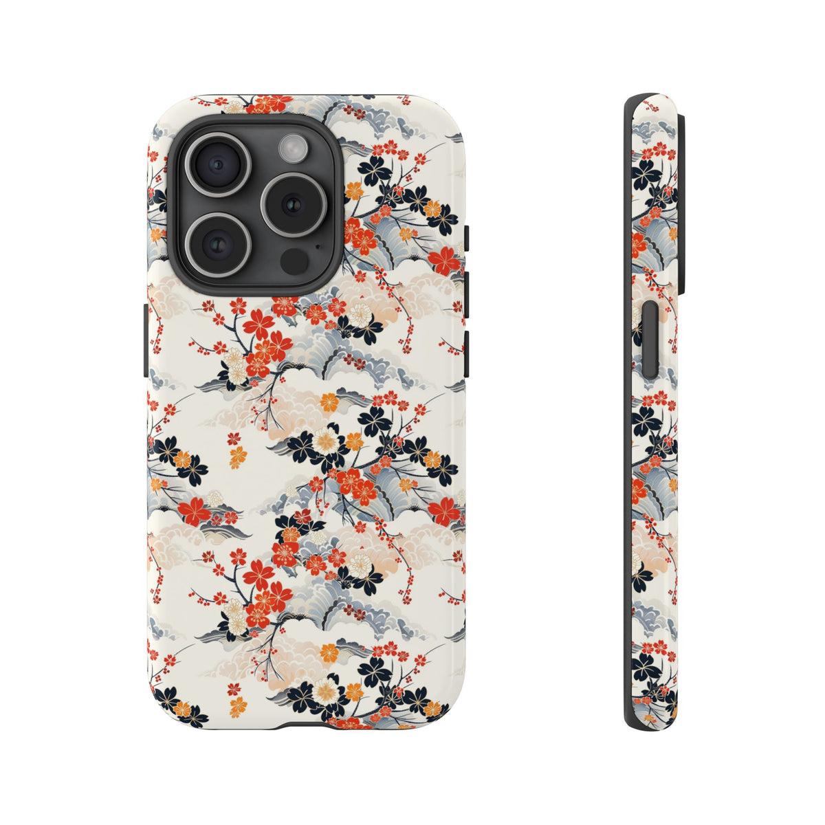 Japanese Pattern Phone Case – Elegant & Timeless Design for Your Phone 302