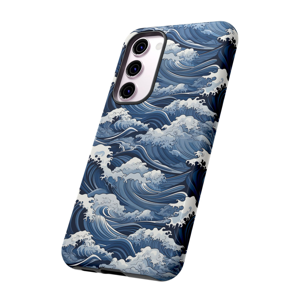 Japanese Waves Phone Case – Embrace Timeless Elegance with Classic Design