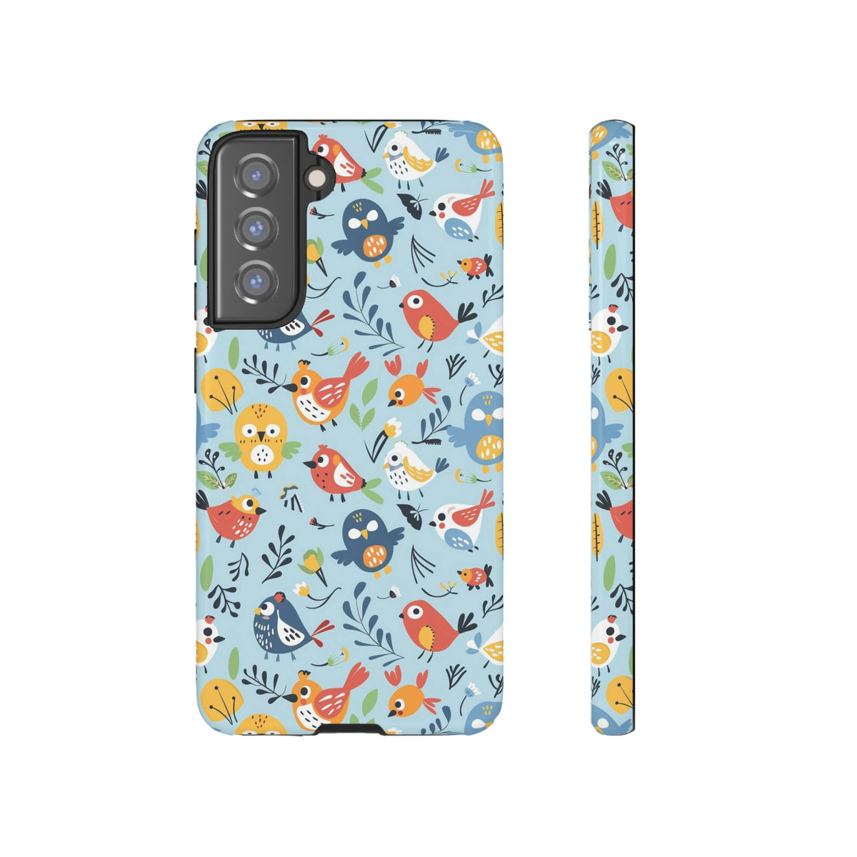 Birds Seamless Pattern Phone Case – Elegant and Timeless Avian Design 7