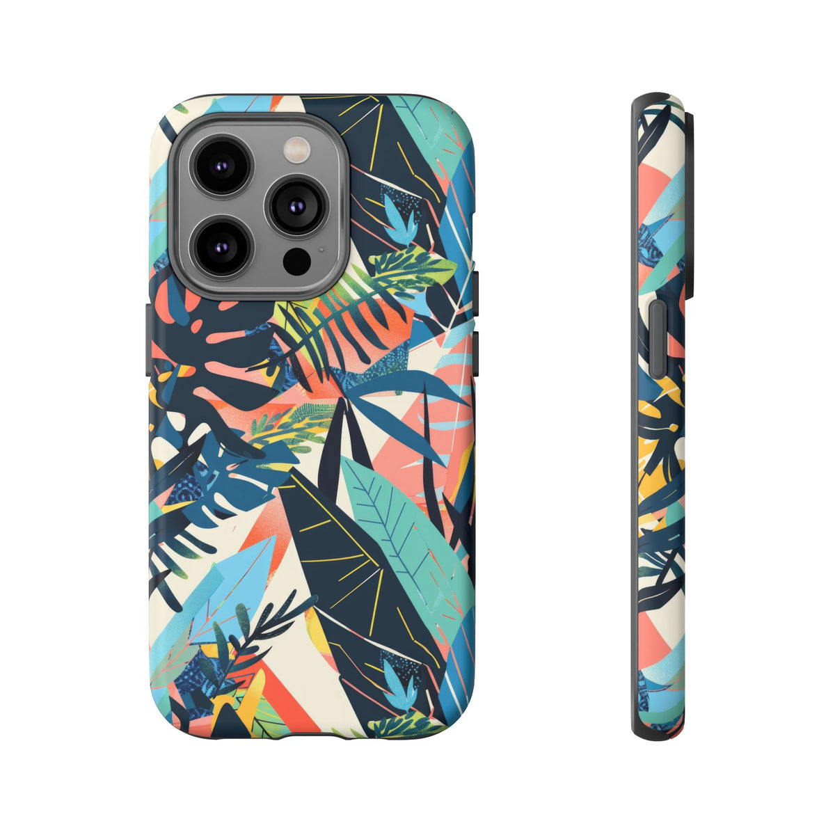 Jungle Collage Phone Case – Vibrant & Durable