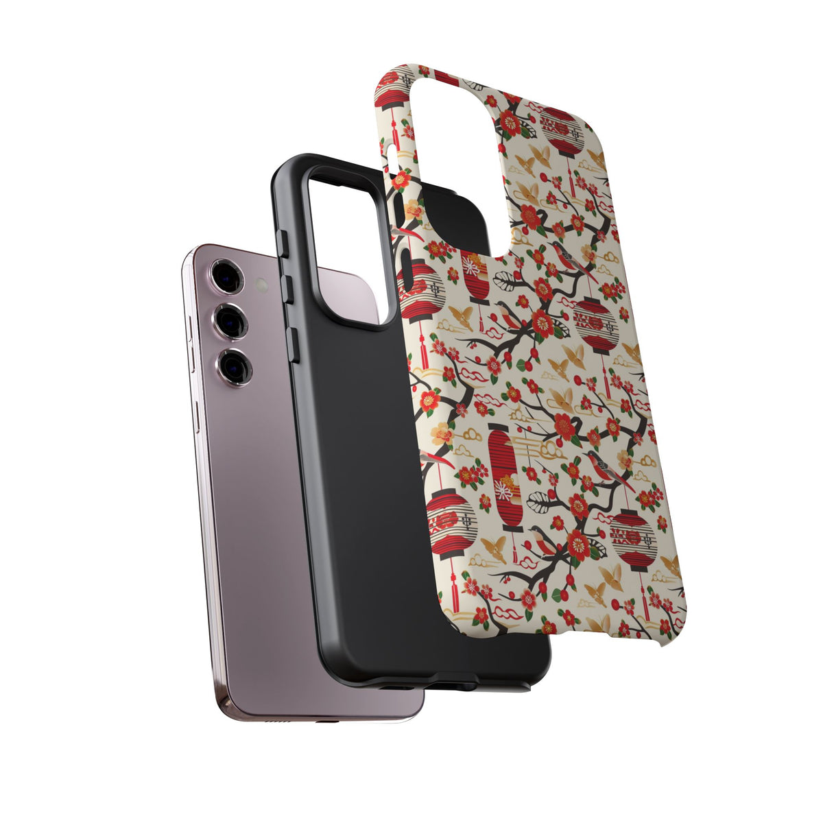 Japanese Pattern Phone Case – Elegant & Timeless Design for Your Phone 116