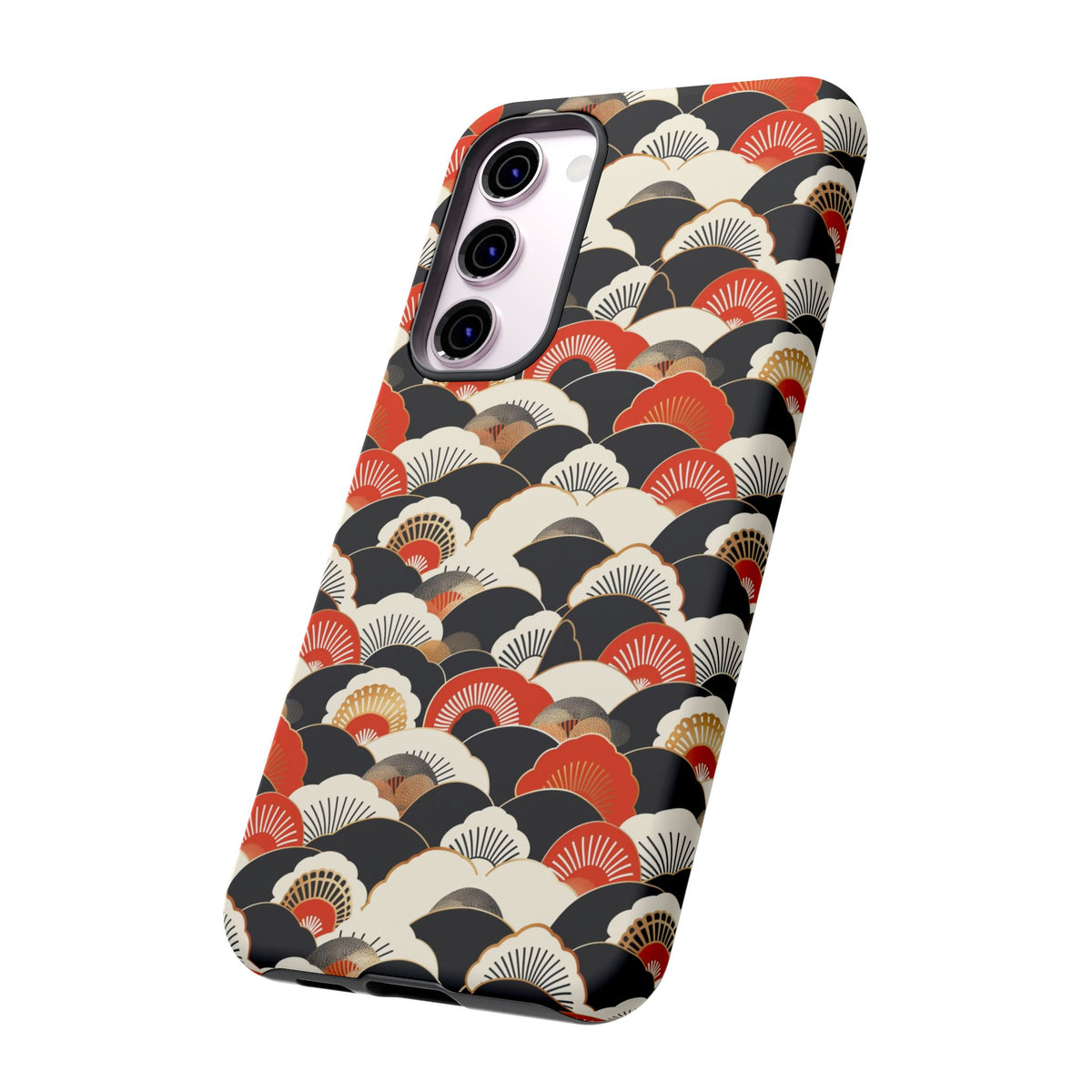 Japanese Pattern Phone Case – Elegant & Timeless Design for Your Phone 080