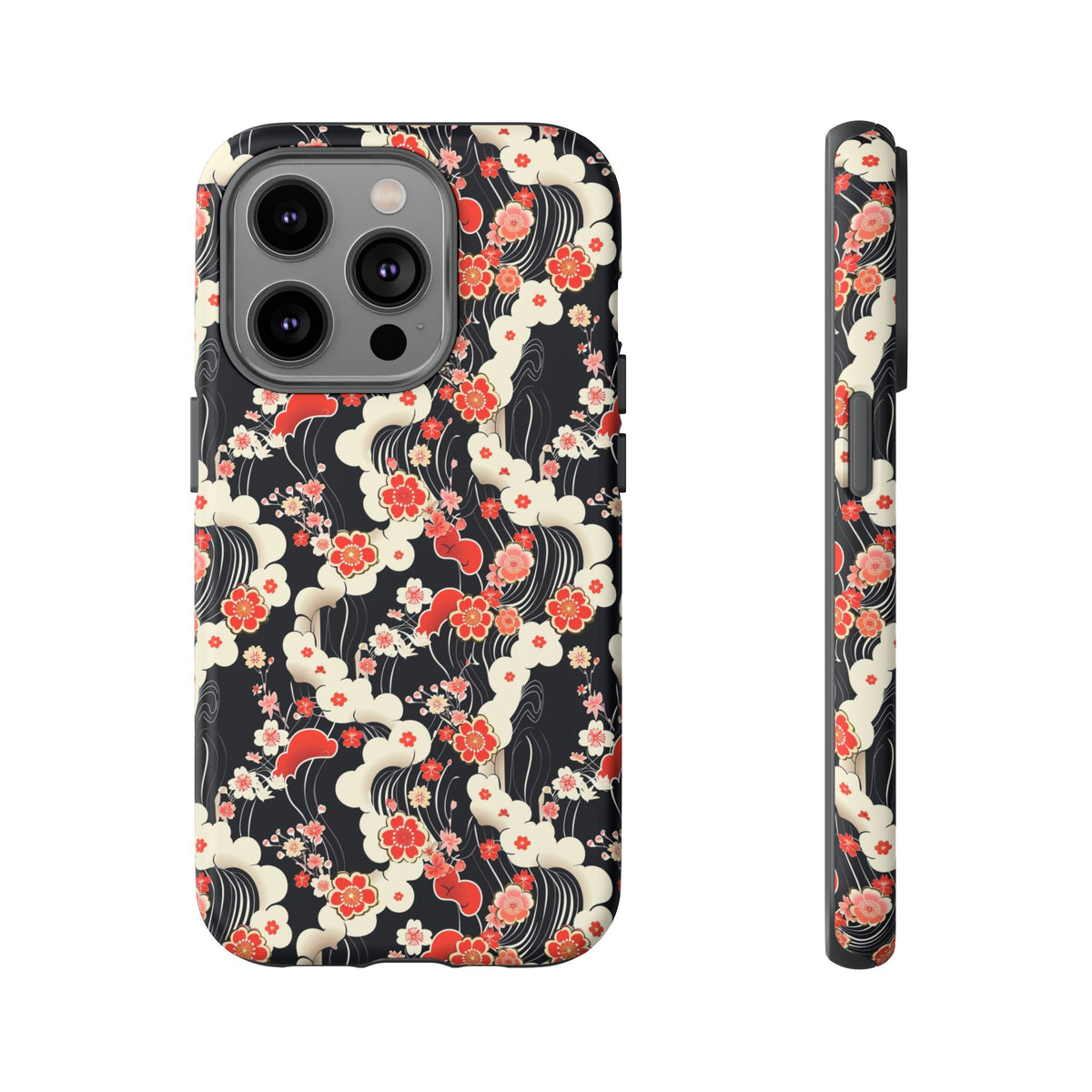 Japanese Pattern Phone Case – Elegant & Timeless Design for Your Phone 478