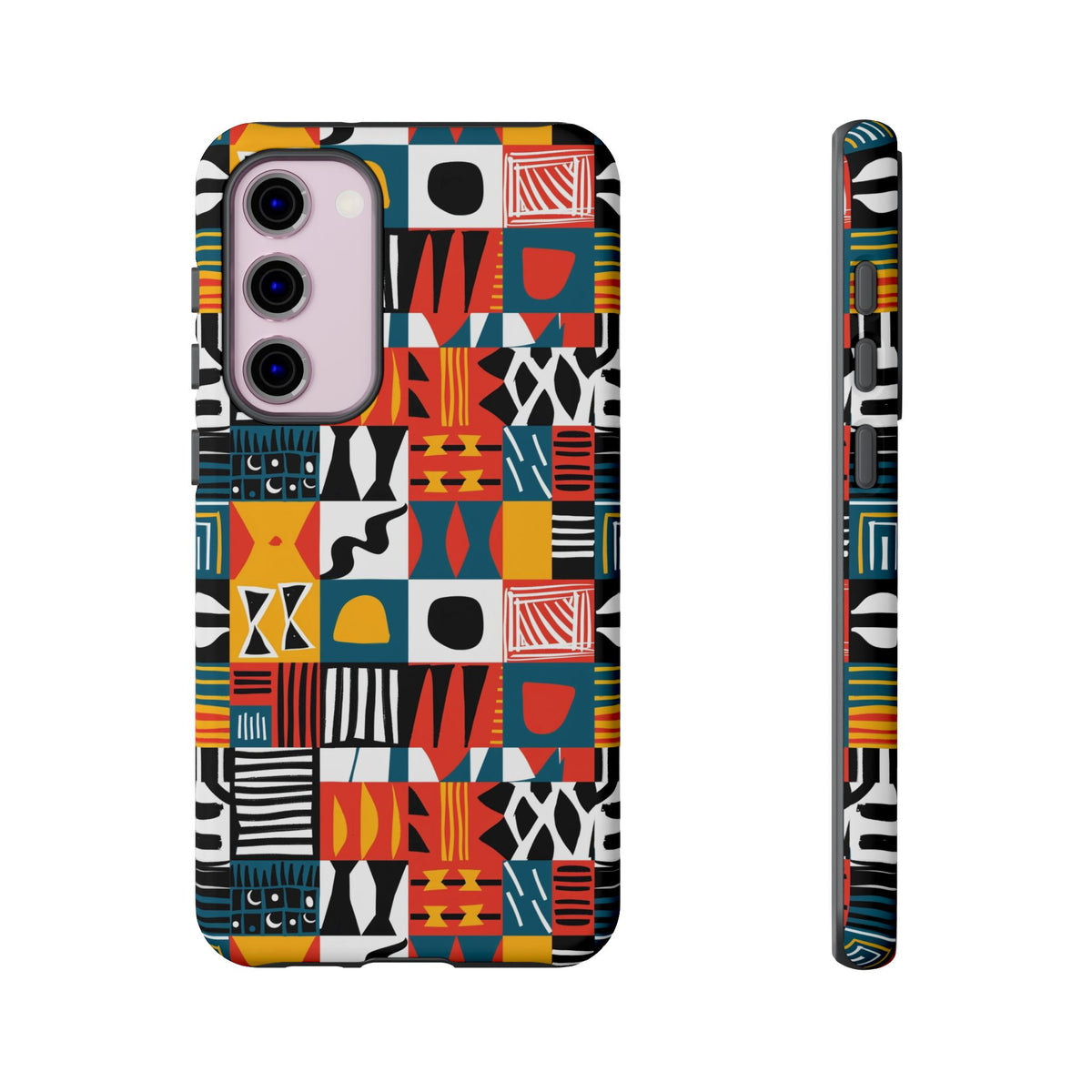 Stylish African Pattern Phone Case – Unique and Vibrant Protection 076