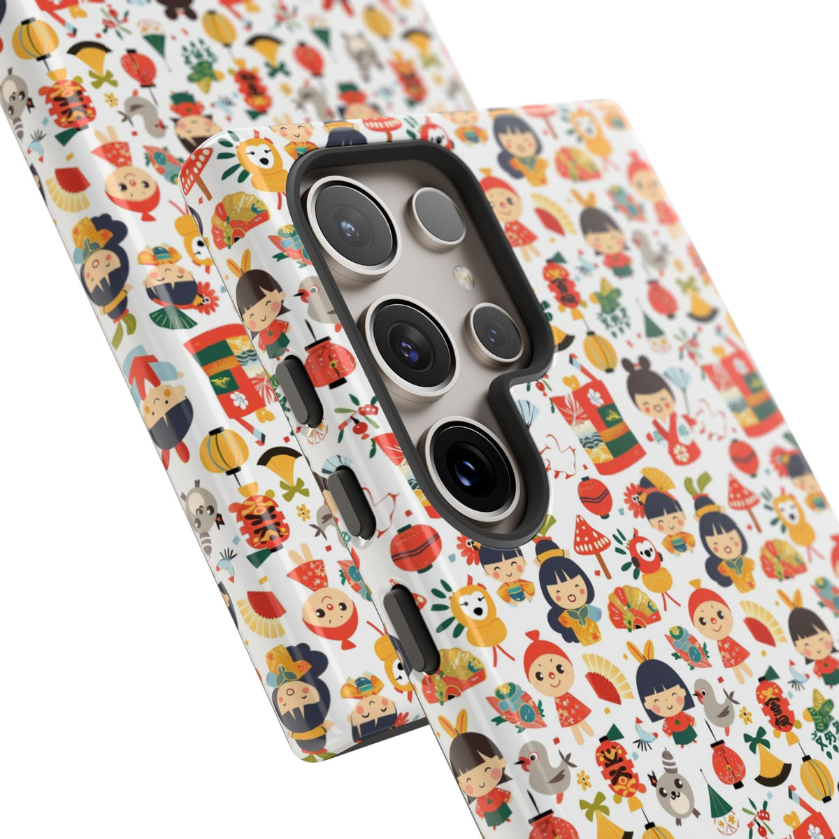 Japanese Pattern Phone Case – Elegant & Timeless Design for Your Phone 102