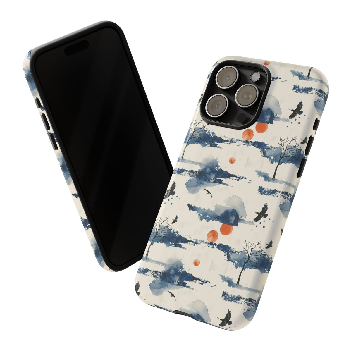 Japanese Pattern Phone Case – Elegant & Timeless Design for Your Phone 030