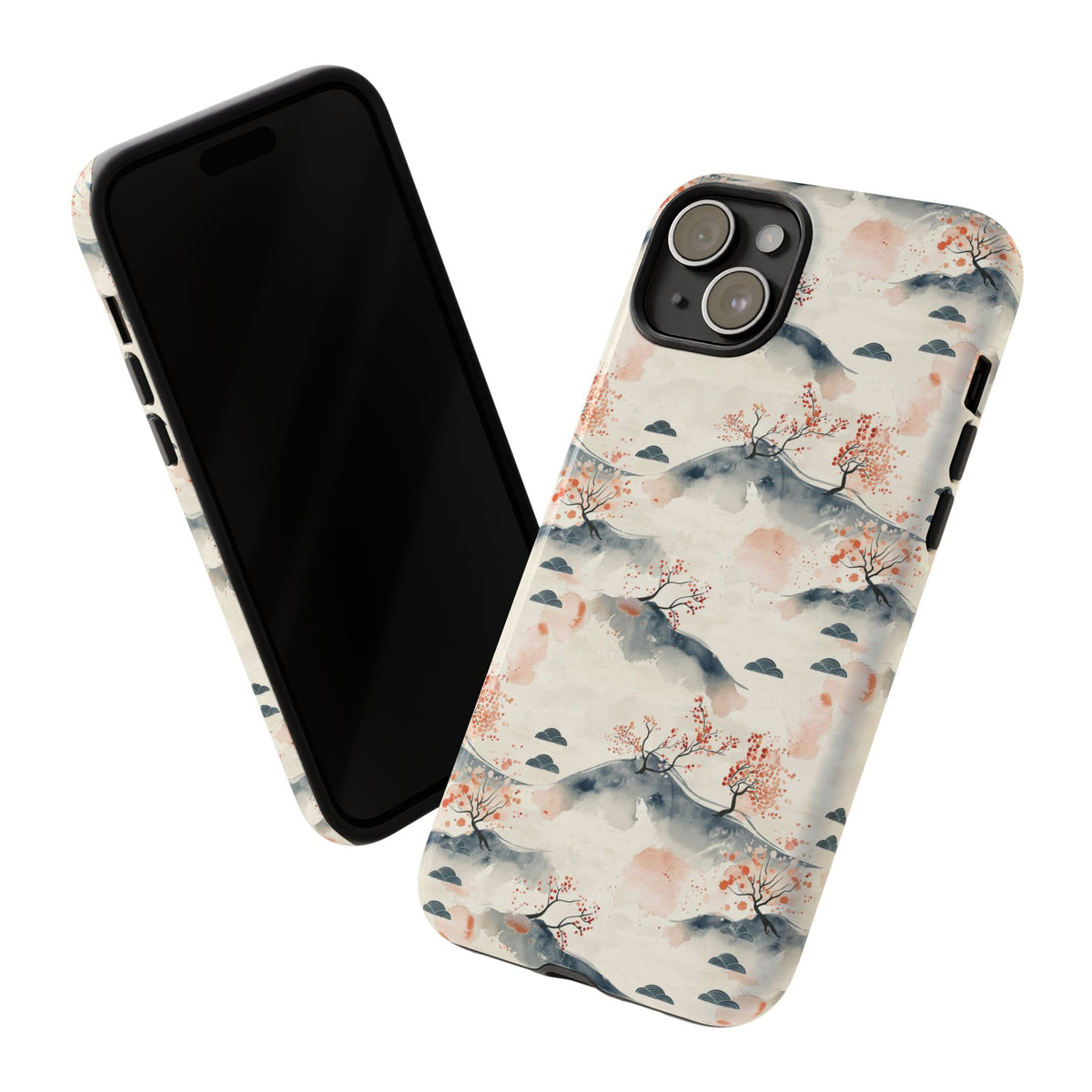 Japanese Pattern Phone Case – Elegant & Timeless Design for Your Phone 094