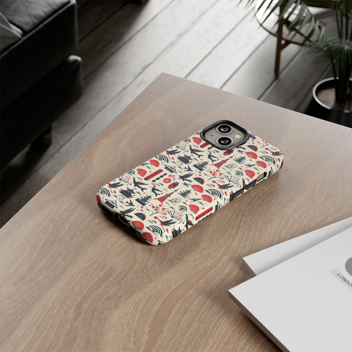 Japanese Pattern Phone Case – Elegant & Timeless Design for Your Phone 067