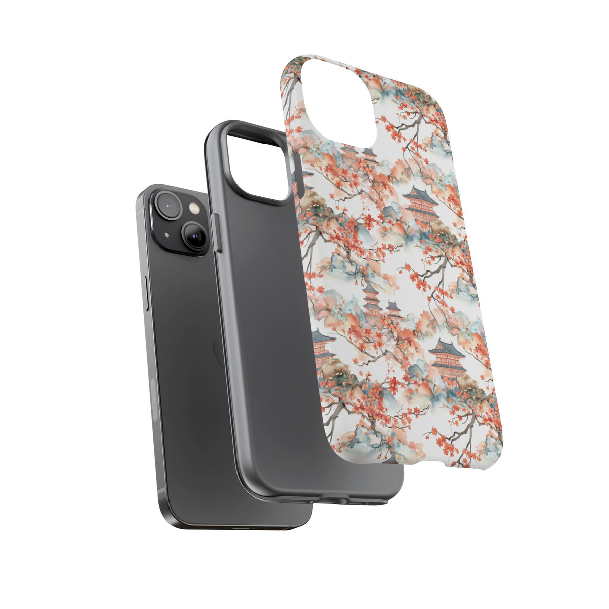 Japanese Pattern Phone Case – Elegant & Timeless Design for Your Phone 019