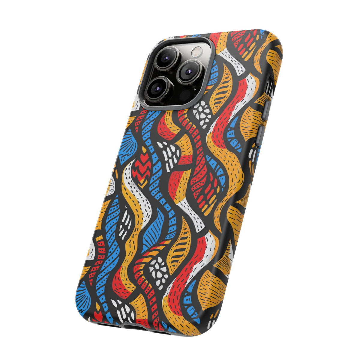 Stylish African Pattern Phone Case – Unique and Vibrant Protection 155