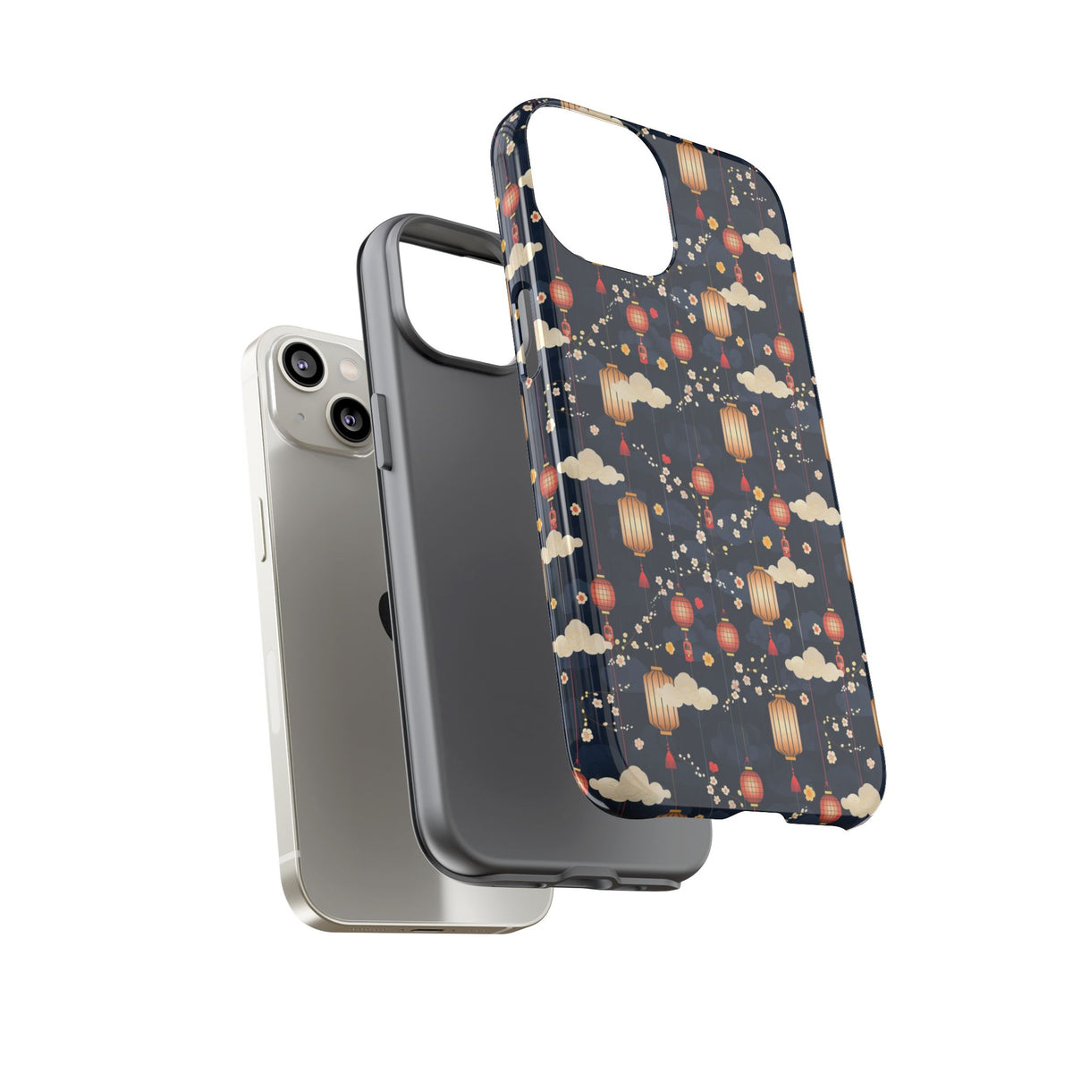 Japanese Pattern Phone Case – Elegant & Timeless Design for Your Phone 470