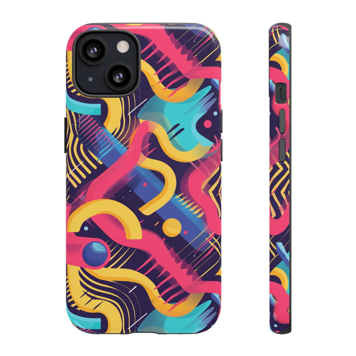 Retro 80s Seamless Phone Case – Vintage Style Meets Modern Protection 2