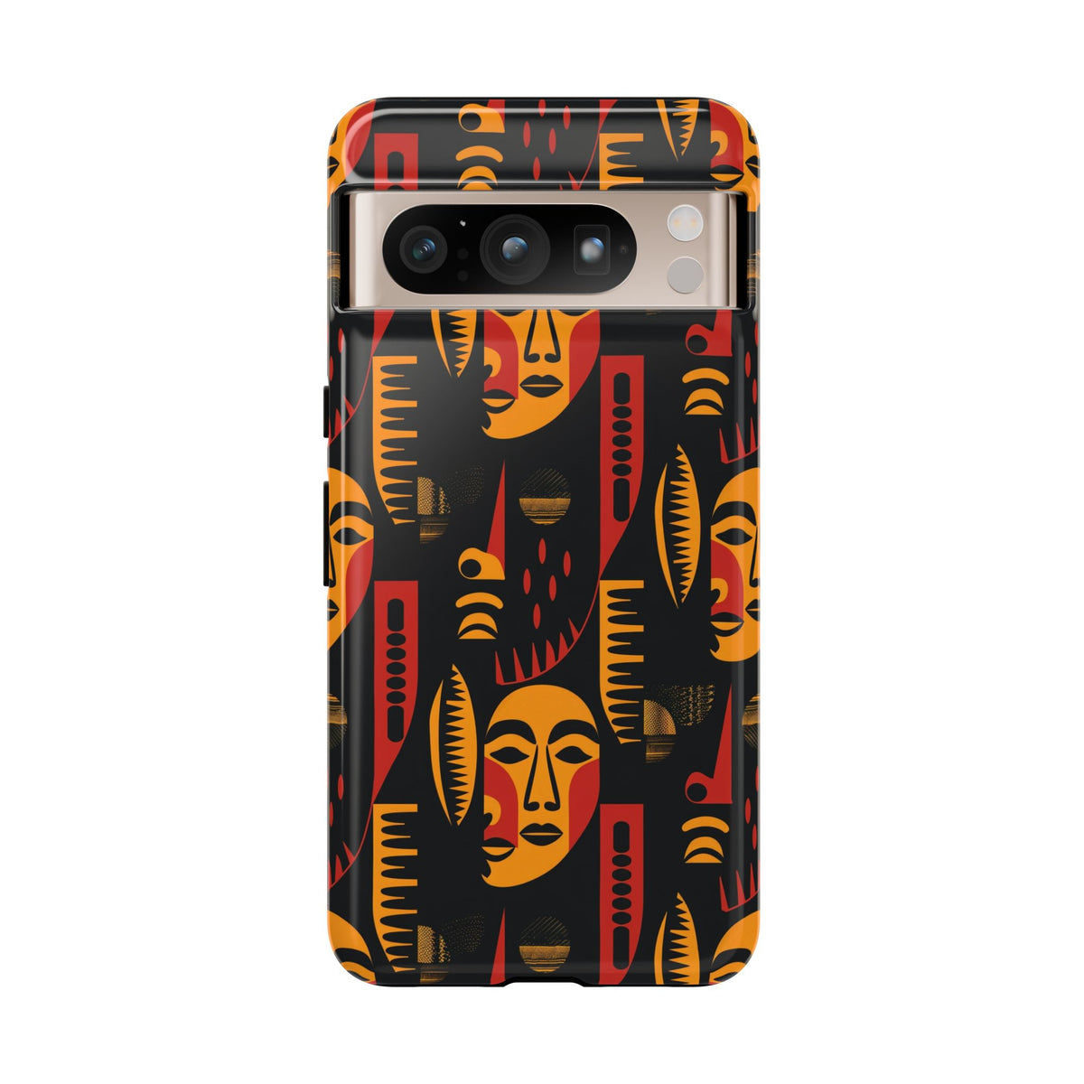 Stylish African Pattern Phone Case – Unique and Vibrant Protection 203