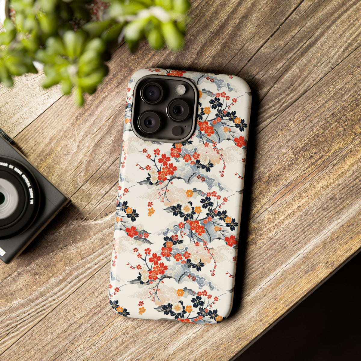 Japanese Pattern Phone Case – Elegant & Timeless Design for Your Phone 302