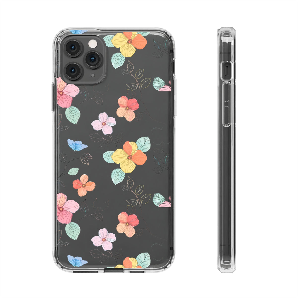 Wild Flowers Garden Stitch Phone Case – Nature-Inspired Floral Design 6