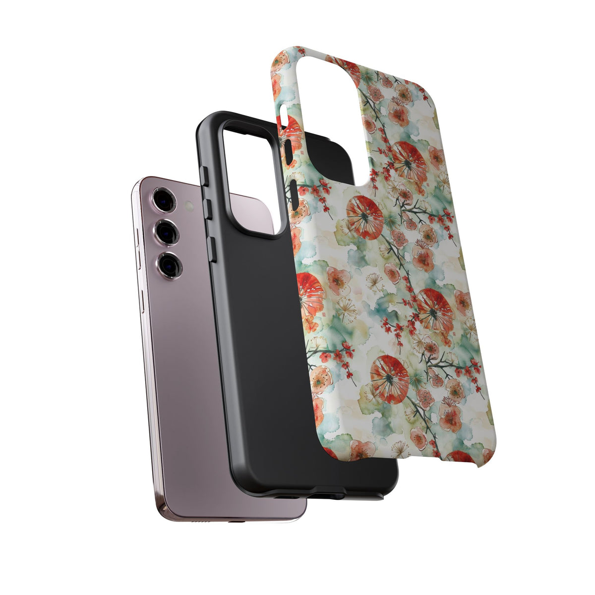 Japanese Pattern Phone Case – Elegant & Timeless Design for Your Phone 042