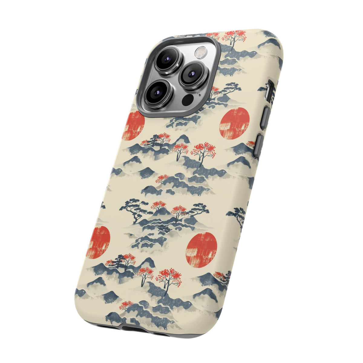 Japanese Pattern Phone Case – Elegant & Timeless Design for Your Phone 085