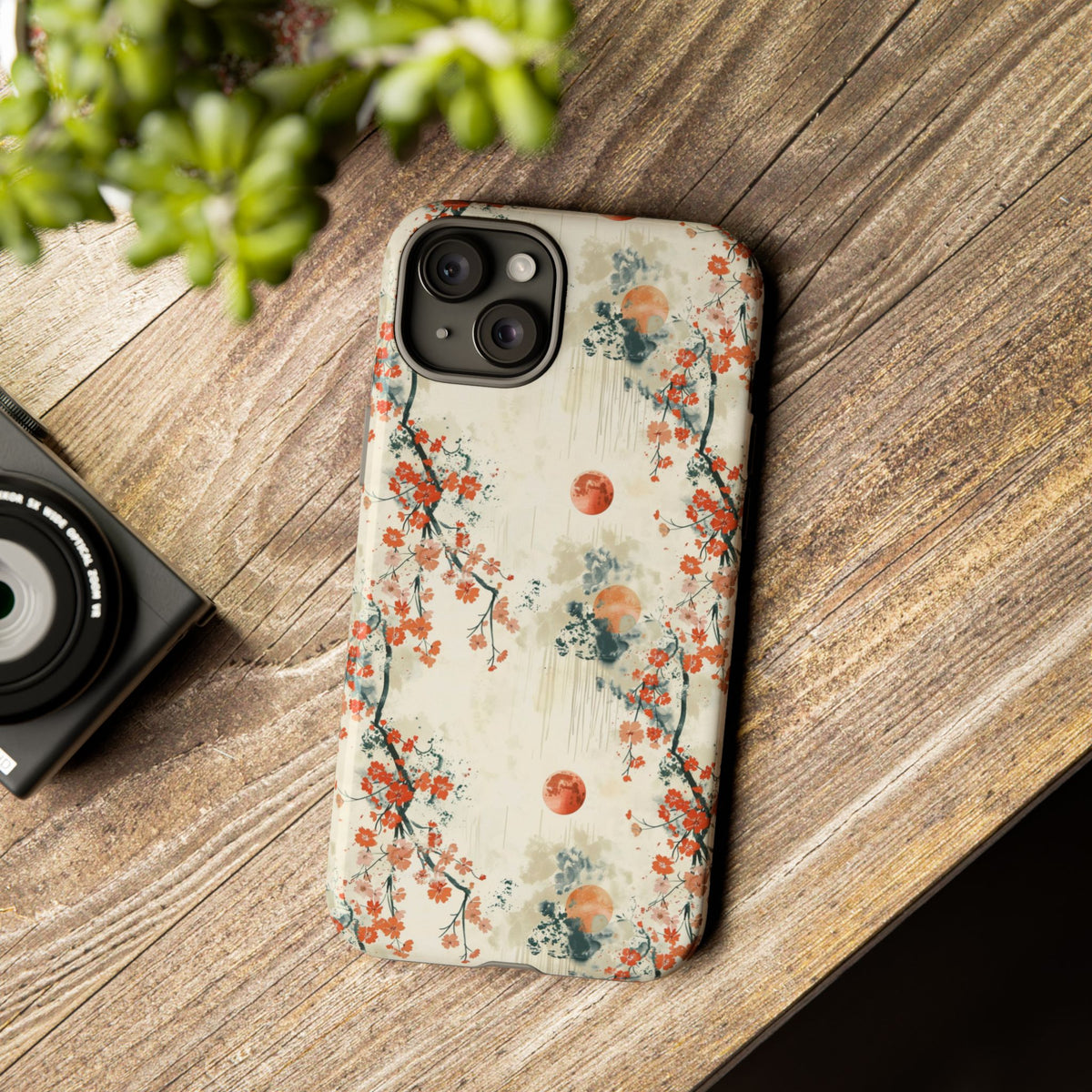 Japanese Pattern Phone Case – Elegant & Timeless Design for Your Phone 075